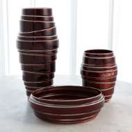 Picture of LAYERED VASES AND BOWL-OXBLOOD