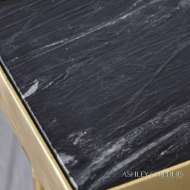 Picture of LOVE KNOT CONSOLE-GOLD LEAF/BLACK