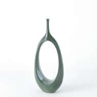 Picture of OPEN RING VASE-EMERALD