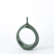 Picture of OPEN RING VASE-EMERALD