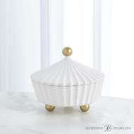 Picture of CIRQUE VESSEL W/LID-WHITE