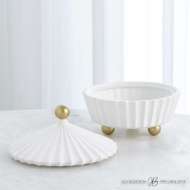 Picture of CIRQUE VESSEL W/LID-WHITE