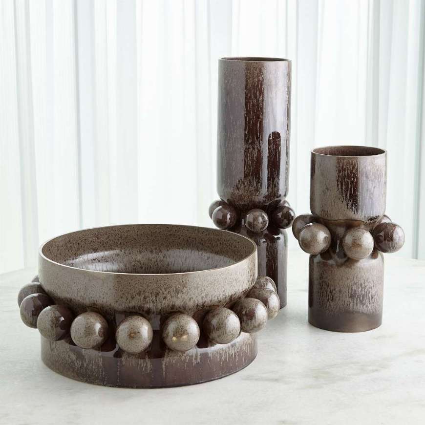 Picture of HERA VASE COLLECTION-REACTIVE BRONZE