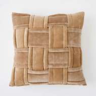 Picture of WOVEN PILLOW-TAUPE