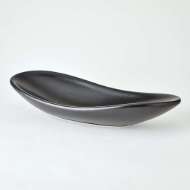 Picture of OBLONG PLATTER BOWL-MATTE BLACK