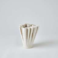 Picture of RIPPLE PRINTED VASE-MATTE WHITE