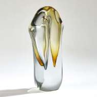 Picture of DUET VASES-AMBER/GREY