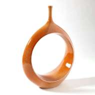 Picture of OPEN RING VASE-ORANGE