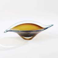 Picture of BENT LEAF BOWLS-BLUE/AMBER