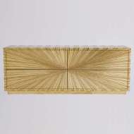 Picture of LINEN FOLD CABINET-BRASS