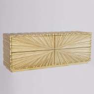 Picture of LINEN FOLD CABINET-BRASS