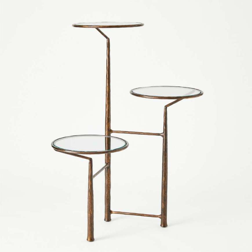 Picture of UNITY PEDESTAL W/GLASS-BRONZE