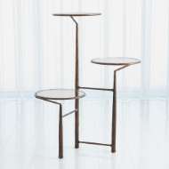 Picture of UNITY PEDESTAL W/GLASS-BRONZE