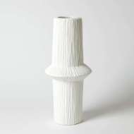 Picture of ASCENDING RING VASES - MATTE WHITE