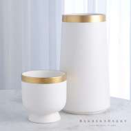 Picture of MODERN GOLD BANDED VASE