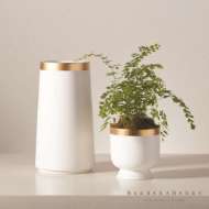 Picture of MODERN GOLD BANDED VASE