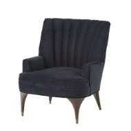 Picture of DUNCAN CHAIR-BLACK VELVET