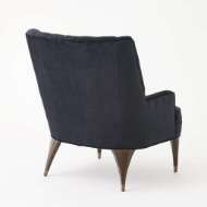 Picture of DUNCAN CHAIR-BLACK VELVET