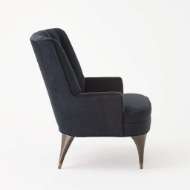 Picture of DUNCAN CHAIR-BLACK VELVET