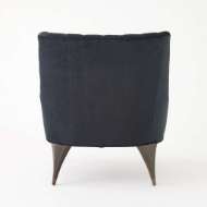 Picture of DUNCAN CHAIR-BLACK VELVET