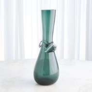 Picture of KNOT VASES-SMOKE GREEN