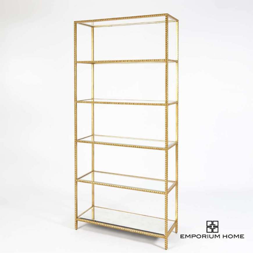 Picture of STUD ETAGERE-GOLD LEAF