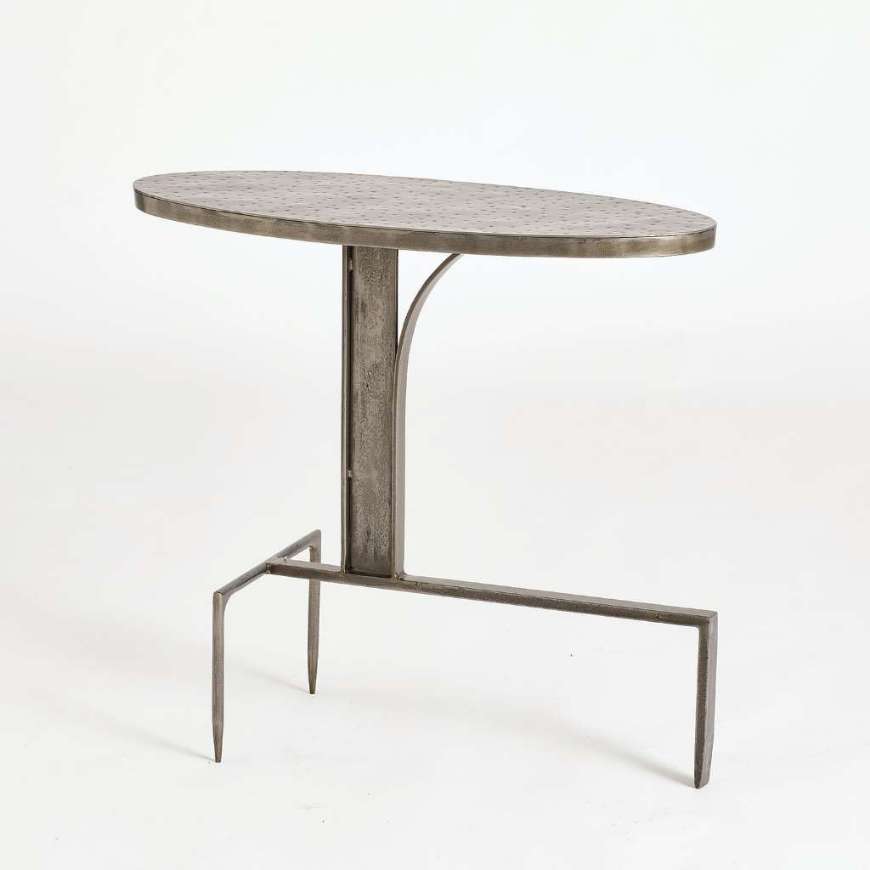 Picture of CANTILEVER SIDE TABLE-NATURAL IRON