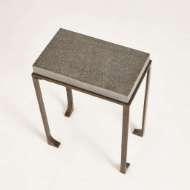 Picture of ZEN SIDE TABLES W/FLAMED GRANITE-BRONZE