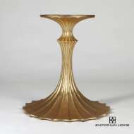 Picture of FLUTE TABLE BASE-GOLD LEAF-26"