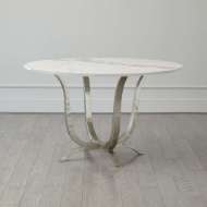 Picture of CHORDA DINING TABLE-NICKEL-48"