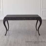 Picture of PARIS DESK-BLACK CERUSED OAK