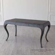 Picture of PARIS DESK-BLACK CERUSED OAK