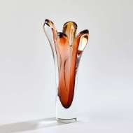 Picture of IRIS VASES-DARK AMBER