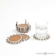 Picture of STARBURST CROWN COASTERS-NICKEL