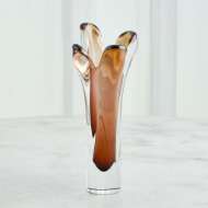 Picture of IRIS VASES-DARK AMBER