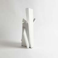 Picture of ANGULAR OUTCROP SCULPTURE-WHITE