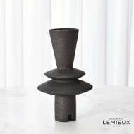 Picture of ADELYN GEOMETRIC VASE-BLACK