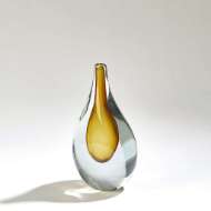 Picture of STRETCHED NECK VASES-AMBER