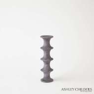 Picture of RIDGE CANDLESTICKS-GREY