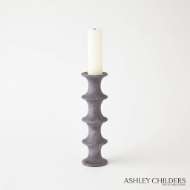 Picture of RIDGE CANDLESTICKS-GREY