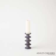 Picture of RIDGE CANDLESTICKS-GREY