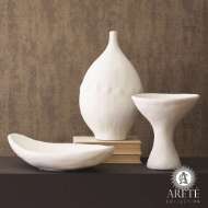 Picture of MODERNIST LOW BOWL-WHITE PLASTER