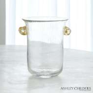 Picture of CHAMPAGNE BUCKET W/GOLD KNOT HANDLES