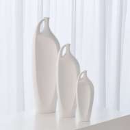 Picture of INDENTATION VASES - MATTE WHITE