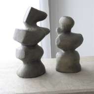 Picture of S/2 MGUYON SCULPTURES-DARK GREY