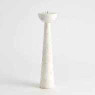 Picture of ROUND TOP CANDLE STANDS-WHITE