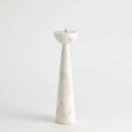 Picture of ROUND TOP CANDLE STANDS-WHITE