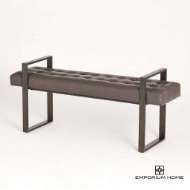 Picture of DAKOTA BENCH-GRAPHITE LEATHER