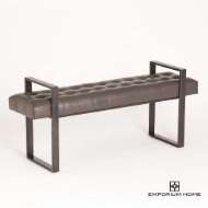 Picture of DAKOTA BENCH-GRAPHITE LEATHER