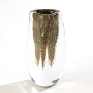 Picture of TRIANGULAR BUBBLED VASE-GOLD